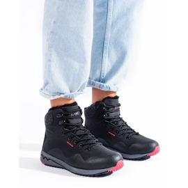 DK Ženske visoke trekking čizme s izolacijom crno 2