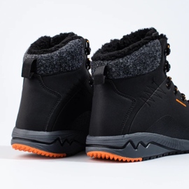 Tople visoke muške cipele za planinarenje Dk crno 2