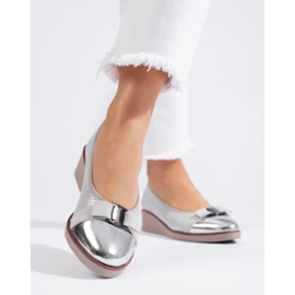 W. Potocki Ženske cipele Potocki ažur srebro 2