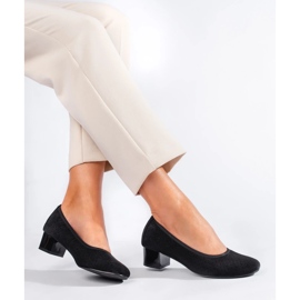 W. Potocki Ženske crne ažurne cipele Potocki crna 2