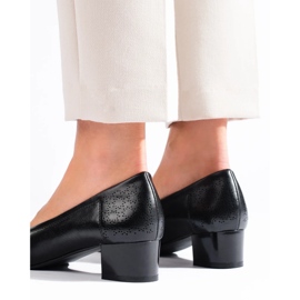 W. Potocki Ženske cipele na nisku petu Potocki crne crno 1