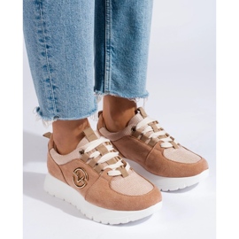 Vinceza bež ženske sportske cipele 2