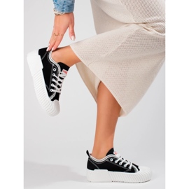 Seastar Ženske niske crne tenisice crna 2