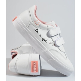 W. Potocki Sportske cipele na čičak za djevojčice Potocki bijele boje bijela 2