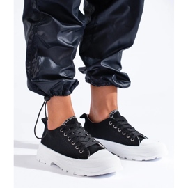 Klasične Shelovet tenisice s platformom crno 1