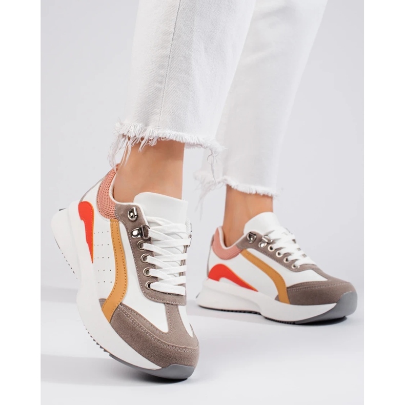 Ženske Shelovet višebojne tenisice bijela 2