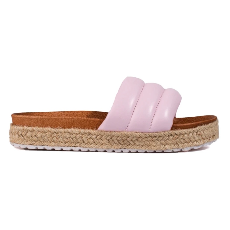 Ženske espadrile na debelom potplatu Vinceza pink ružičasta 1