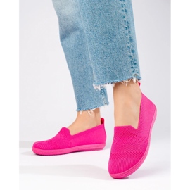 Ženske tekstilne slip-on tenisice Shelovet pink ružičasta 1