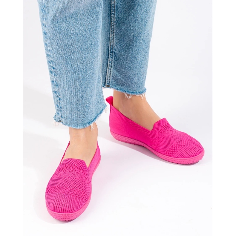 Ženske tekstilne slip-on tenisice Shelovet pink ružičasta 2