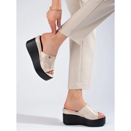 Metalni flip jarudi na zlatnom visokoj klinu zlatna 2