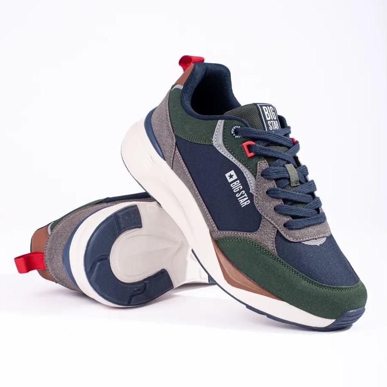 Muške sportske cipele Big Star LL174237 Memory pjena raznobojna 2