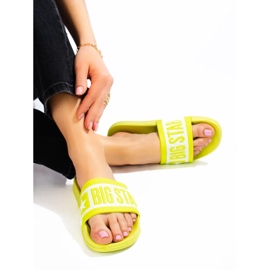 Ženske žute papuče Big Star ll274742 žuta boja 1