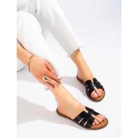 Klasične ženske papuče Shelovet crne boje crno 2