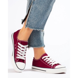 Shelovet ženske bordo tenisice crvena 1