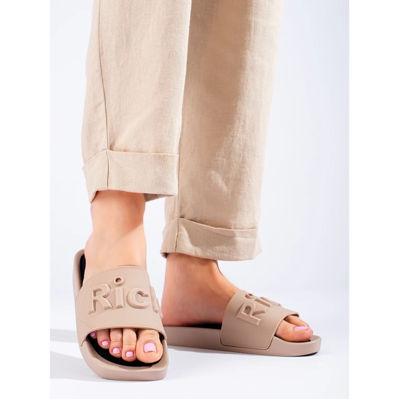 W. Potocki Ženske bež papuče Potocki 1