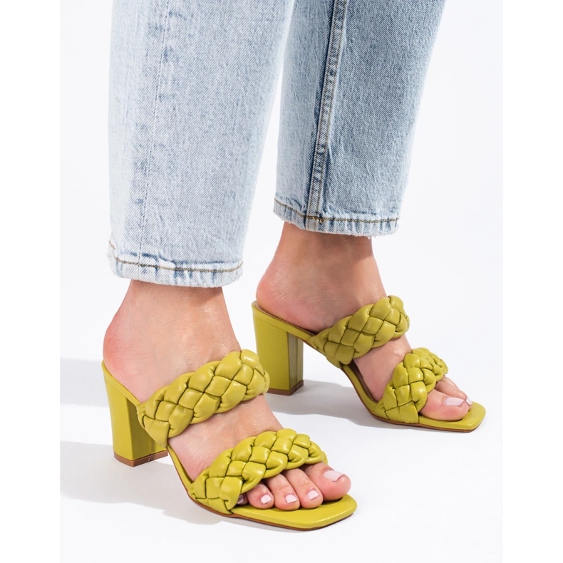 Zeleni tkani preklopci za stup Shelovet zelena 2