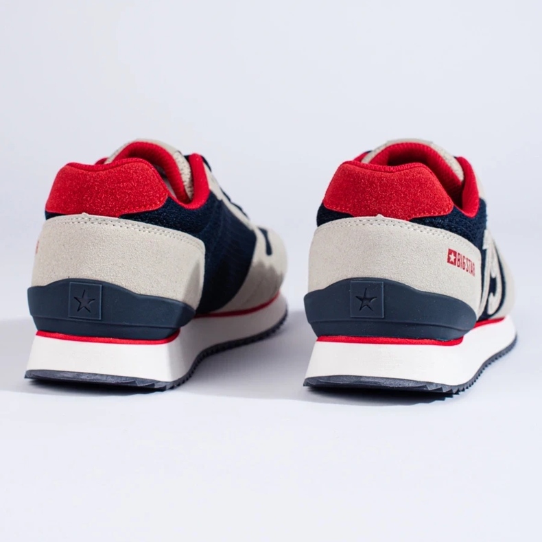 Muške sportske cipele LL174256 Big Star tamnoplava i bež 1