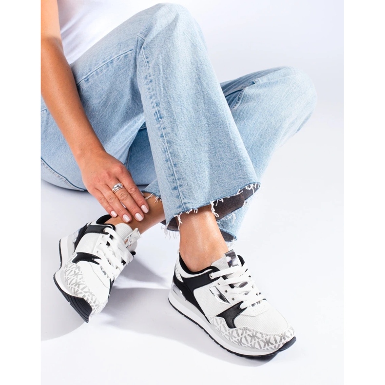 Shelovet ženske sportske cipele u crno-bijeloj boji bijela 2