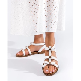 Shelovet ženske bijele sandale bijela 1