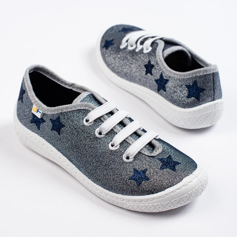 SHELOVET Sive 3F dječje slip-on tenisice siva 2