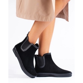 W. Potocki Crne jakne od brušene kože izolirane crne Potocki crna 2