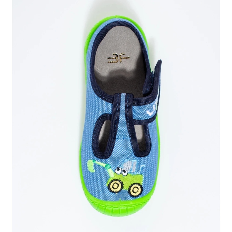 Shelovet plave papuče za bager na čičak plava 1