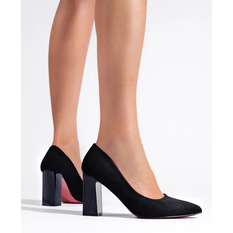 Ženske crne cipele na post crno 1