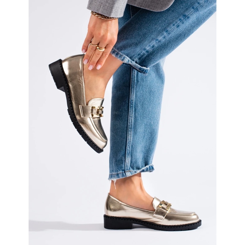 Ženske zlatne cipele zlatna 2