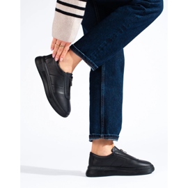 Crne kožne ženske cipele T.Sokolski crna 2