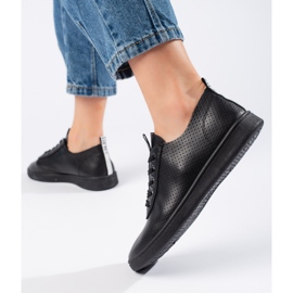 Seastar Crne ažur ženske tenisice crna 2