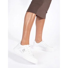 Bijele tenisice na platformu bijela 2