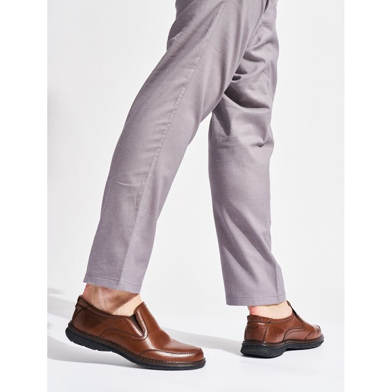 Muške smeđe natikače smeđa 1