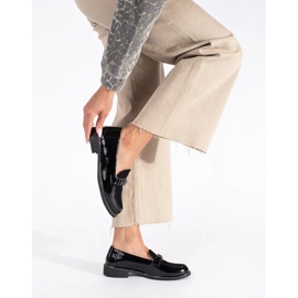 Crne elegantne ženske mokasine crna 1