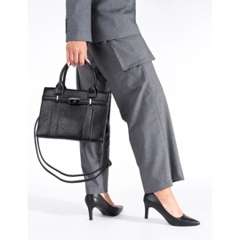 Klasične, elegantne crne cipele s visokom petom crna 1