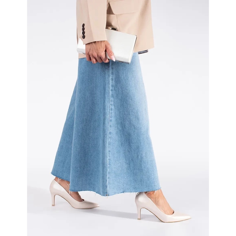 Klasične, elegantne biserne cipele na stiletto bež 2