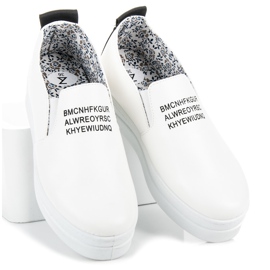 Mckeylor Slip-on tenisice na platformi bijela 1