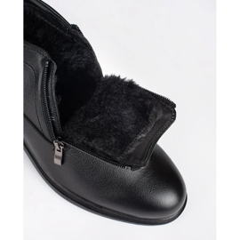 Crne zimske muške izolirane čizme crna 1