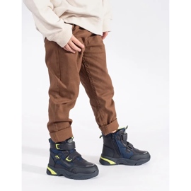 Mornarskoplave izolirane čizme za dječake plava 1