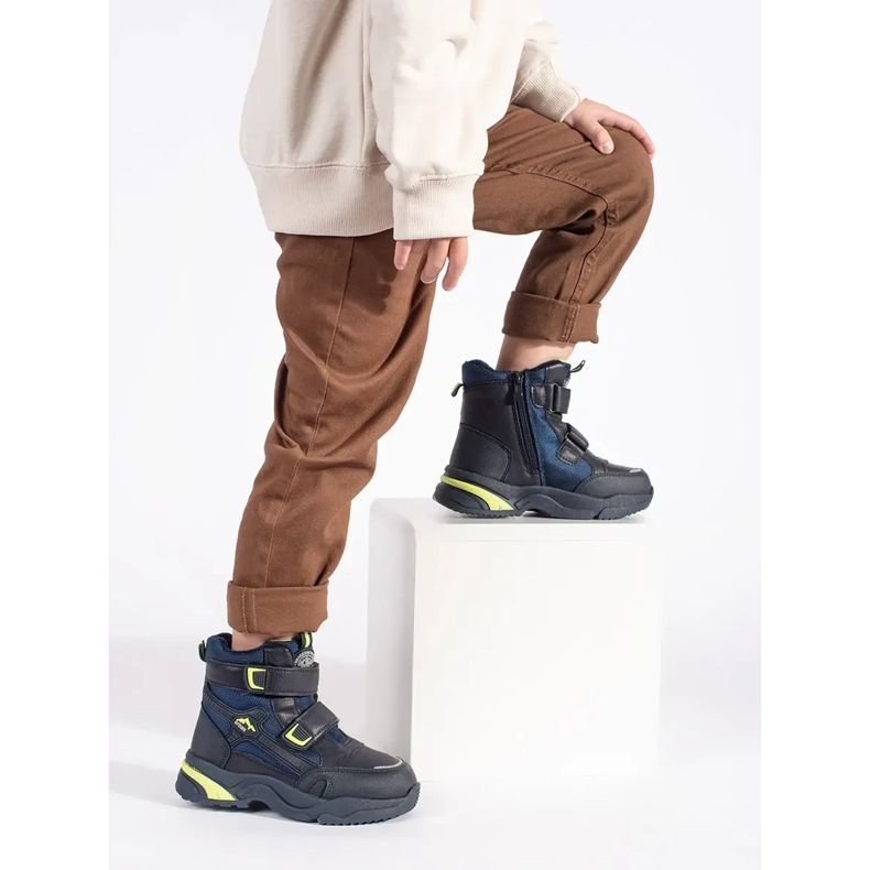 Mornarskoplave izolirane čizme za dječake plava 2