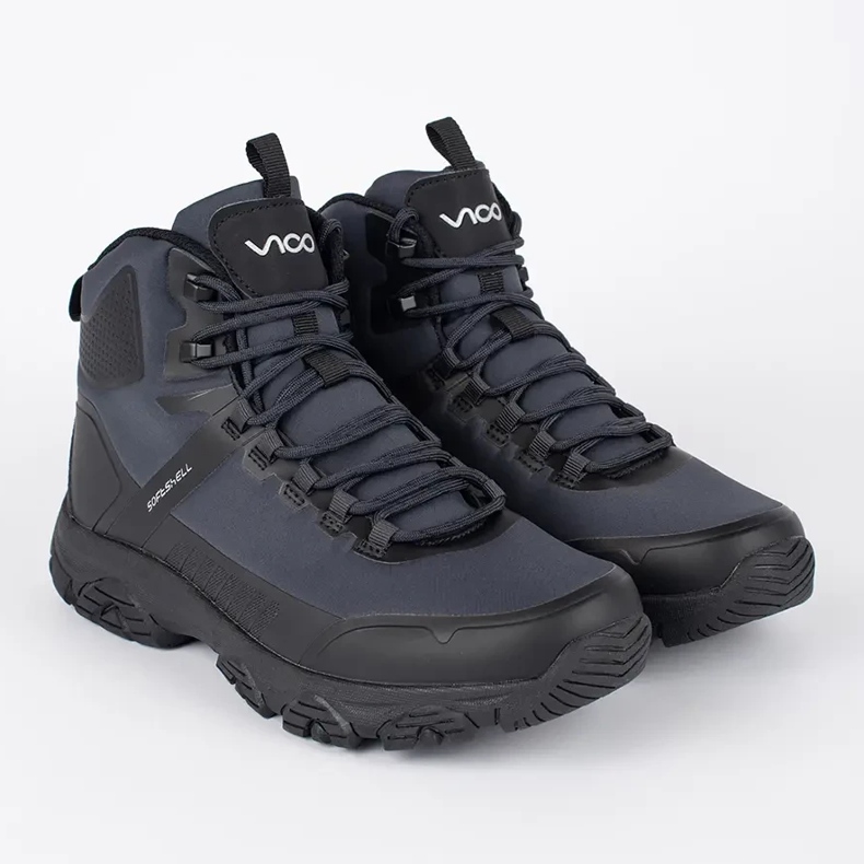 Vico Mornarsko plave muške zimske čizme na vezanje plava 1