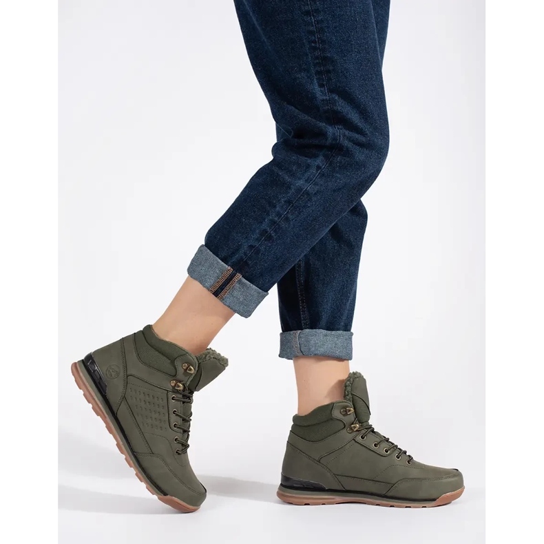 Vico Tamnozelene izolirane trekking čizme zelena 2