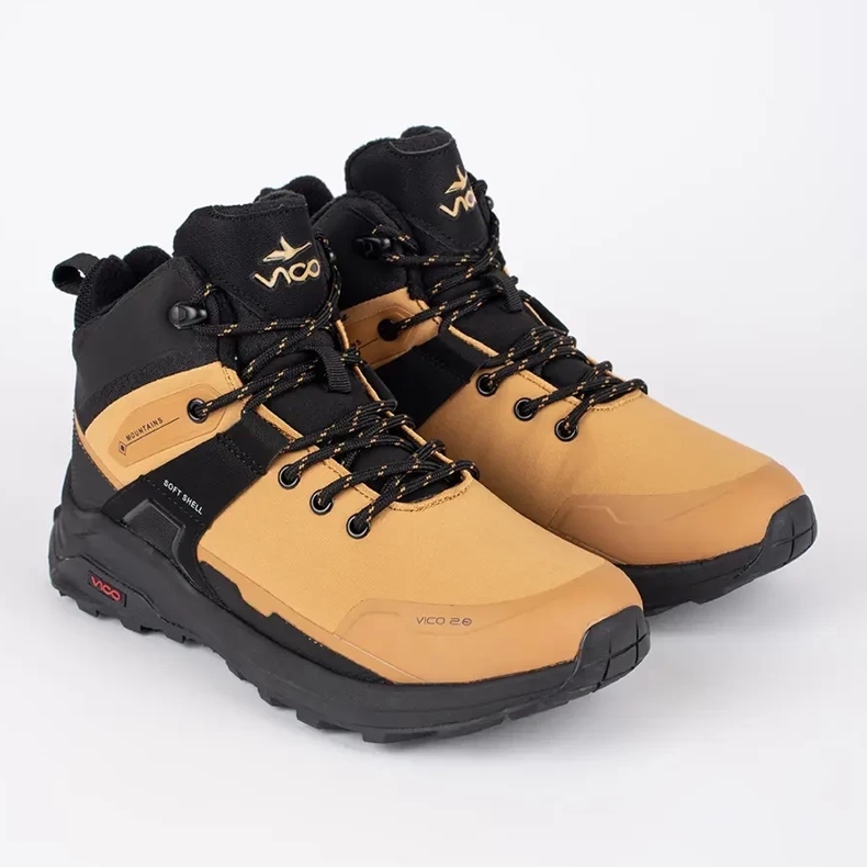 Vico Smeđe visoke muške cipele za planinarenje smeđa 1