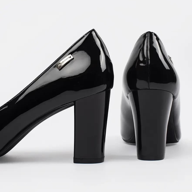 Oslikane crne pumpe na Sergio Leone Post crna 2