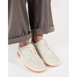 Svijetlo bež tenisice s platformom 2