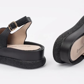 Goodin Crne udobne ženske sandale crna 1