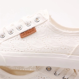 Big Star Ženske tenisice s velikim zvijezdama s uzorkom W274925 White bijela 2