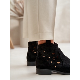 S.Barski Ženske otvorene čizme za crni dvorac S. barski hy42-081 crna 3