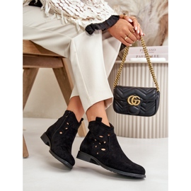 S.Barski Ženske otvorene čizme za crni dvorac S. barski hy42-081 crna 4