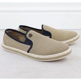 Muške cipele skliznule su u Bugatti 321-Asp61-6900 Espadrilles bež 1