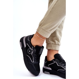 Big Star Ženske velike zvijezde LL2744443 Sportske cipele s crnim udjelom crno 2